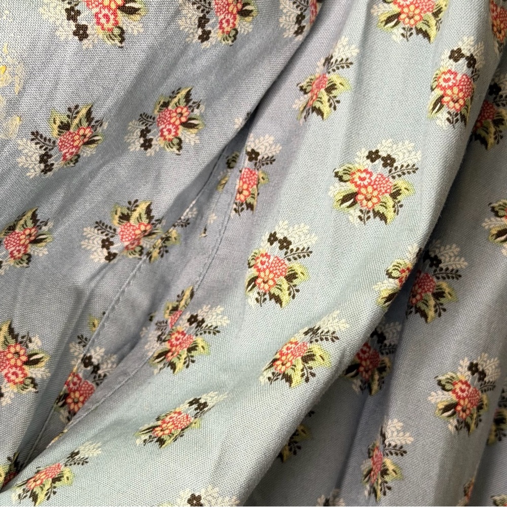 Recollection Mona Print Prairie Cottage Core Pioneer Vintage Style Cotton Dress - Picture 8 of 15